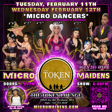 Micro Maidens – Dwarf/Midget Dancers at The Token Lounge – Westland, MI