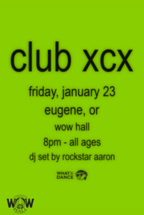 Image of CLUB XCX: ICY NIGHTS Image of CLUB XCX: ICY NIGHTS