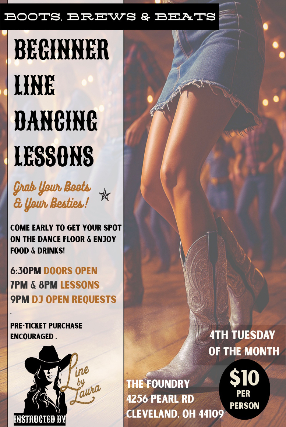 Beginner Line Dancing Lessons! at The Foundry – Cleveland, OH