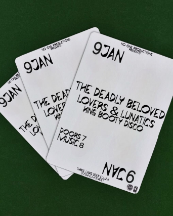 Image of No One Productions Presents: King Booty Disco, The Deadly Beloved & Lovers And Lunatics Image of No One Productions Presents: King Booty Disco, The Deadly Beloved & Lovers And Lunatics