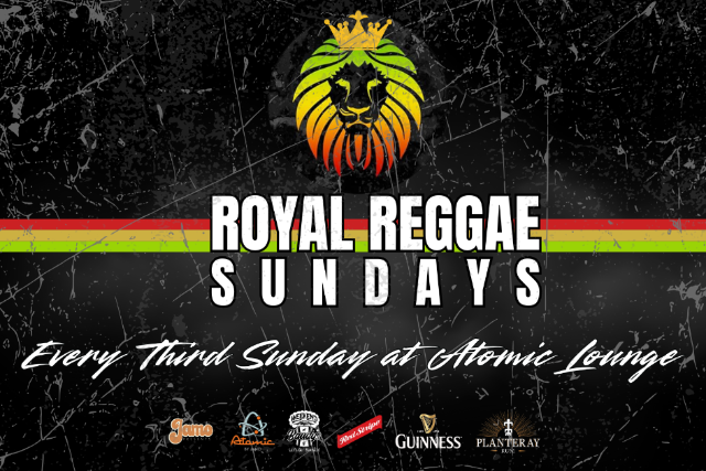 FREE EVENT! Royal Reggae Sunday ft. Yard Squad, DJ Trouble, DJ Ranking Spence + DJ C-Dubb at Atomic Lounge – St. Louis, MO