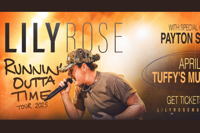 Lily Rose: Runnin’ Out of Time Tour 2025 at Tuffy’s Music Box – Sanford, FL