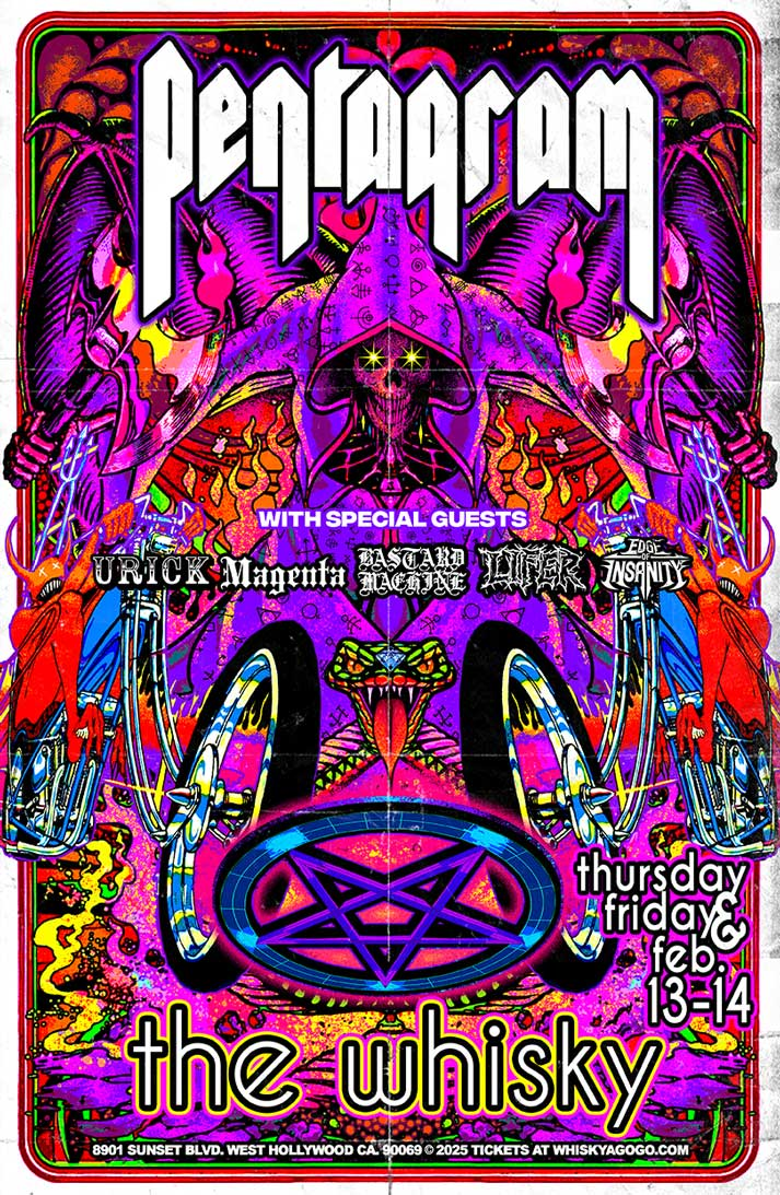 Pentagram, Urick, Magenta, Bastard Machine, Lifer, Corpus, Edge of Insanity