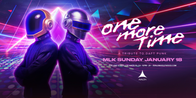 image of ONE MORE TIME: A DAFT PUNK TRIBUTE PARTY image of ONE MORE TIME: A DAFT PUNK TRIBUTE PARTY