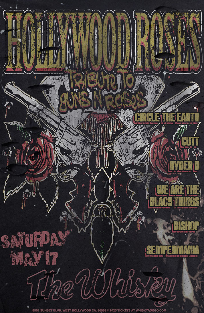 Hollywood Roses (Tribute to Guns N Roses), Circle the Earth, Ryder B, Cutt, We Are The Black Things, Bishop, Sempermania