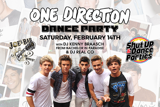 One Direction Dance Party x Valentines Day with DJ Kenny Braasch & DJ Real Co