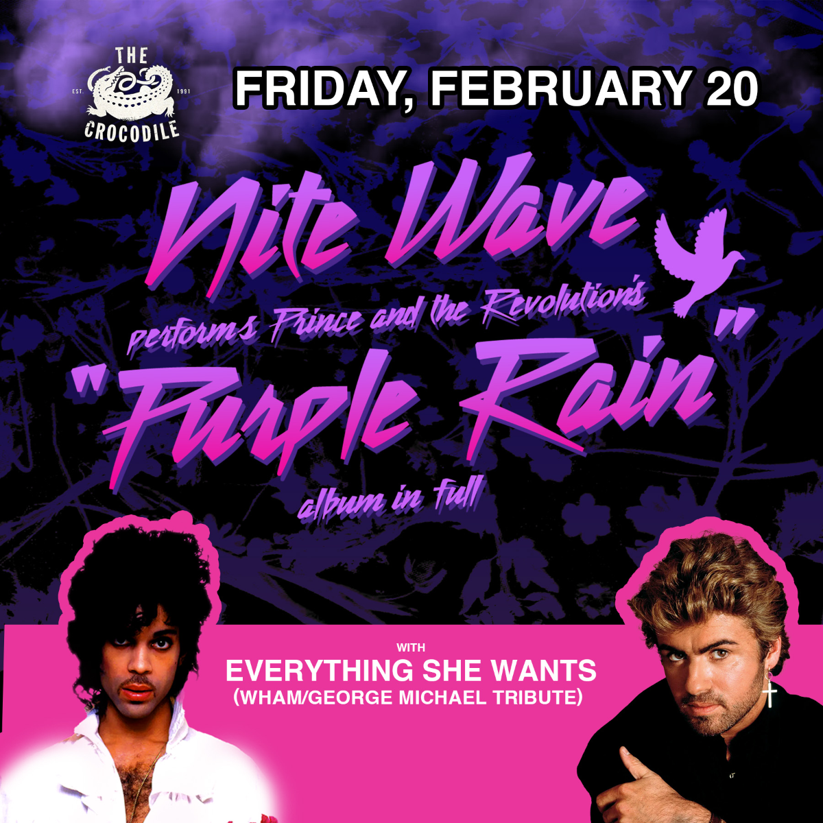 NITE WAVE performs Prince & The Revolution's "Purple Rain" album in full! + Everything She Wants (Wham/George Michael Tribute)