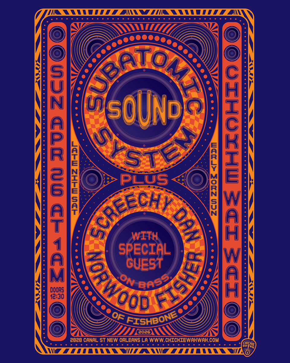 Subatomic Sound System + Screechy Dan meet special guest Norwood Fisher (Fishbone) on Bass (Late Saturday/Early Friday Morning Show)