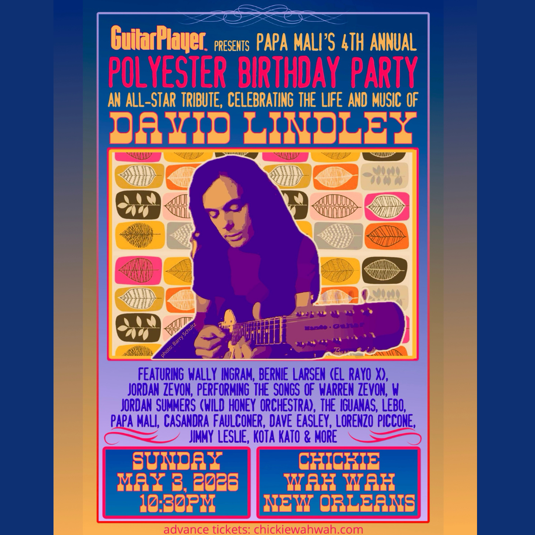 Papa Mali's Birthday Bash - Papa Mali, Wally Ingram and Guests present the music of David Lindley