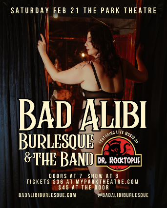 Bad Alibi Burlesque at The Park Theatre – Winnipeg, Canada