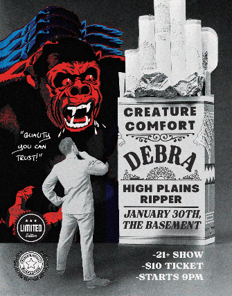 Creature Comfort, Debra, High Plains Ripper at The Basement – Nashville, TN