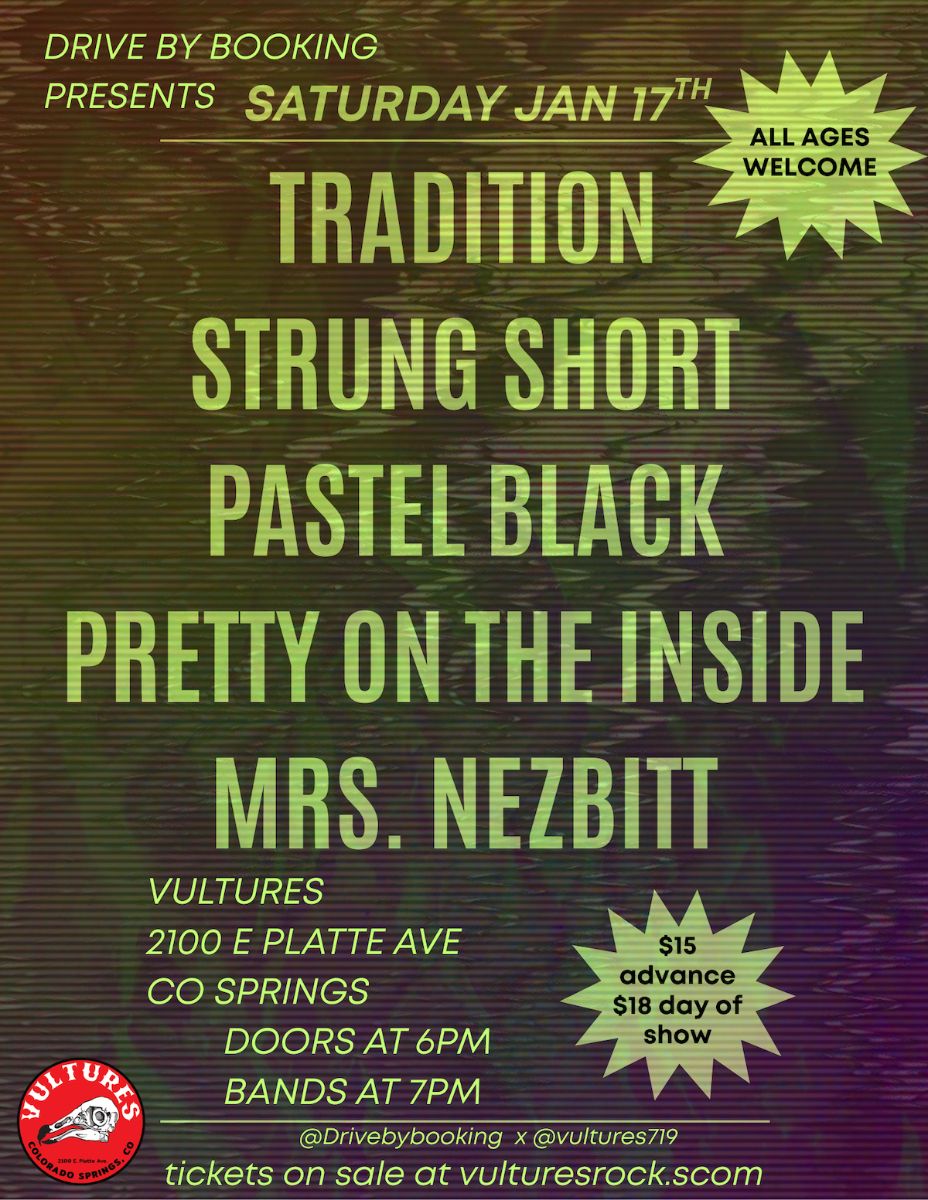 Tradition, Strung Short, Pastel Black, Pretty On The Inside, Mrs. Nezbitt