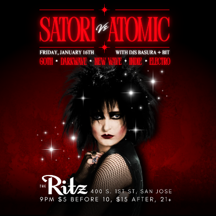 Image of Satori vs Atomic: New/Darkwave, Synth-Pop, Post-Punk Dance Night Image of Satori vs Atomic: New/Darkwave, Synth-Pop, Post-Punk Dance Night