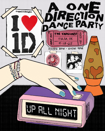 Up All Night 1D : a One Direction Dance Party at The Vanguard – Tulsa, OK