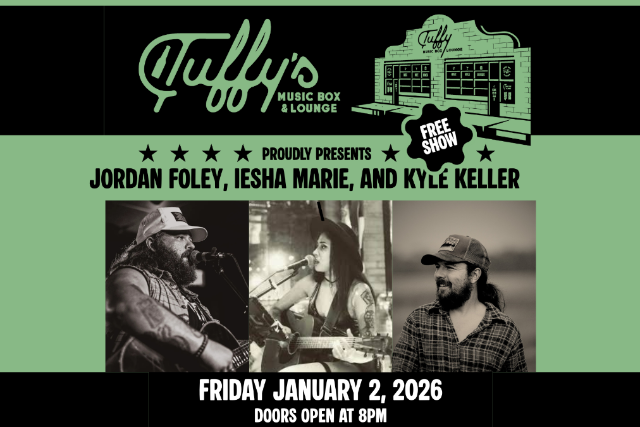 FREE SHOW: Jordan Foley, Iesha Marie and Kyle Keller