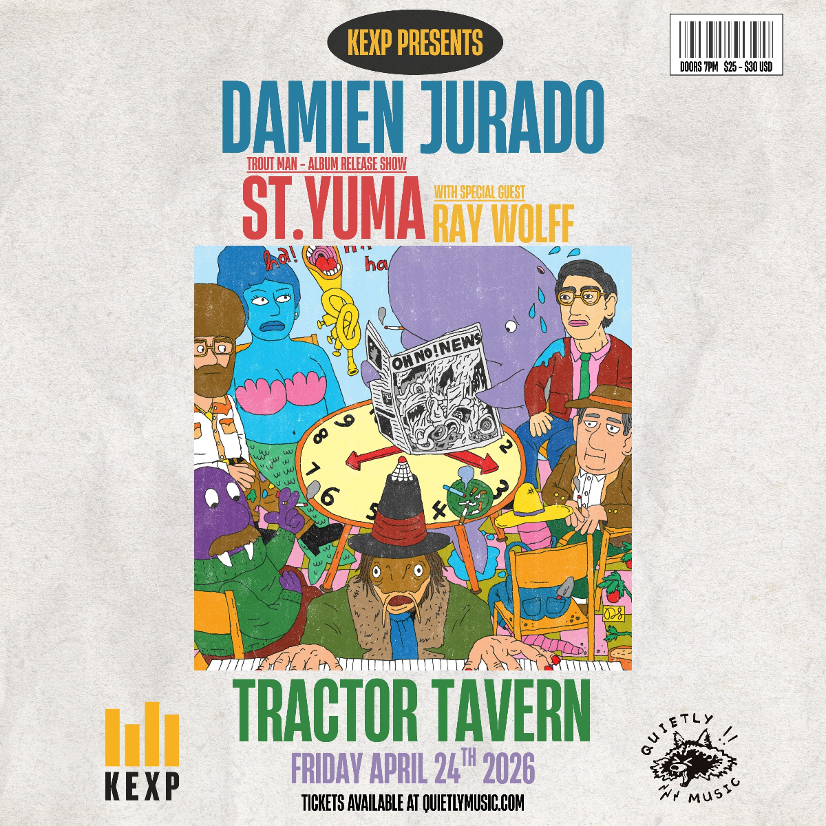 KEXP Presents: Damien Jurado w/ St. Yuma (Album Release), Ray Wolff