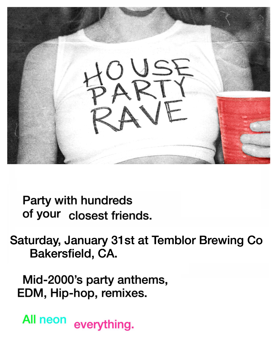 HOUSE PARTY RAVE