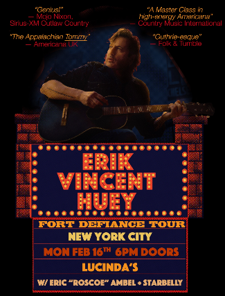 Erik Vincent Huey feat: Eric Ambel at Lucinda’s – New York, NY