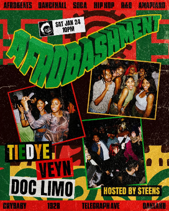 image of AFROBASHMENT(afrobeats, dancehall, hip-hop & more) w/ Tie Dye + Veyn + Doc Limo image of AFROBASHMENT(afrobeats, dancehall, hip-hop & more) w/ Tie Dye + Veyn + Doc Limo