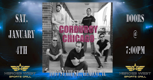 Corduroy (Pearl Jam Tribute) at Heroes West Lemont – Lemont, IL