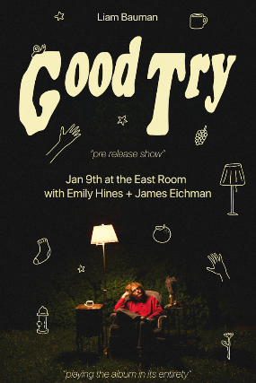Liam Bauman Album Pre-Release Party feat: Emily Hines & James Eichman