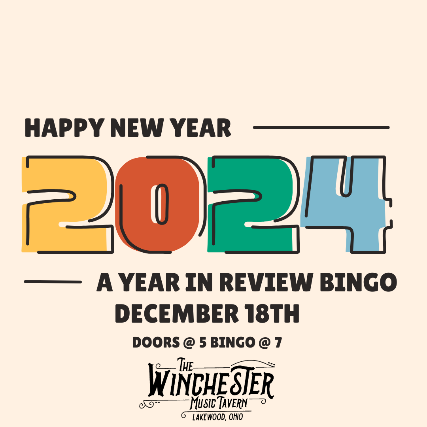 BOOZY BINGO at The Winchester – Lakewood, OH