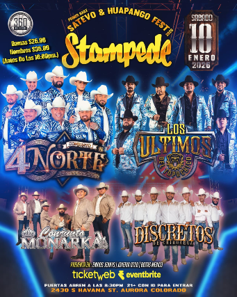 PRIMER BAILE SATEVO & HUAPANGO FEST 2026 at Stampede – Aurora, CO