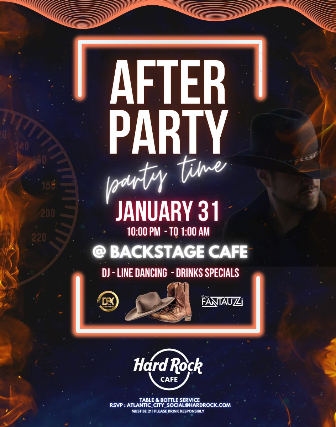 image of Country Night Backstage at Hard Rock Cafe image of Country Night Backstage at Hard Rock Cafe