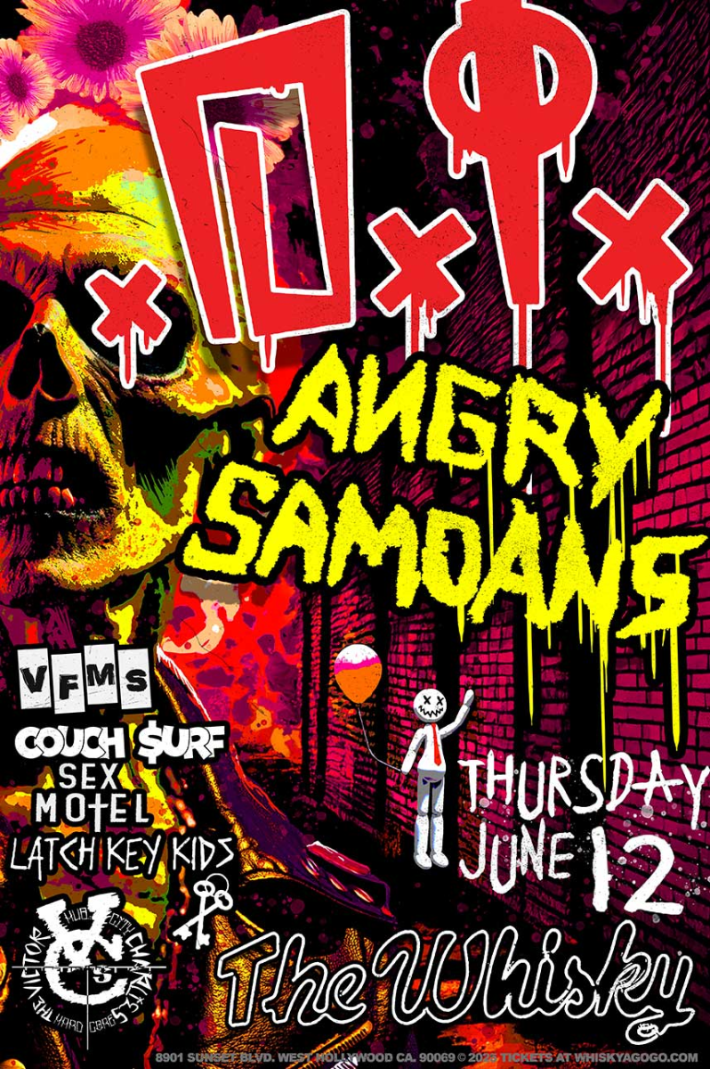 D.I., Angry Samoans, VFMS, Couch Surf, Sex Motel, The Victor Charlies, Latch Key Kids