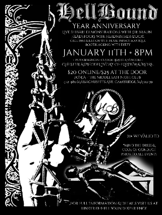 HellBound Year Anniversary at Sonia – Cambridge, MA