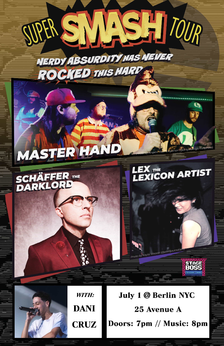 Master Hand | Schäffer the Darklord | Lex the Lexicon Artist | Dani Cruz