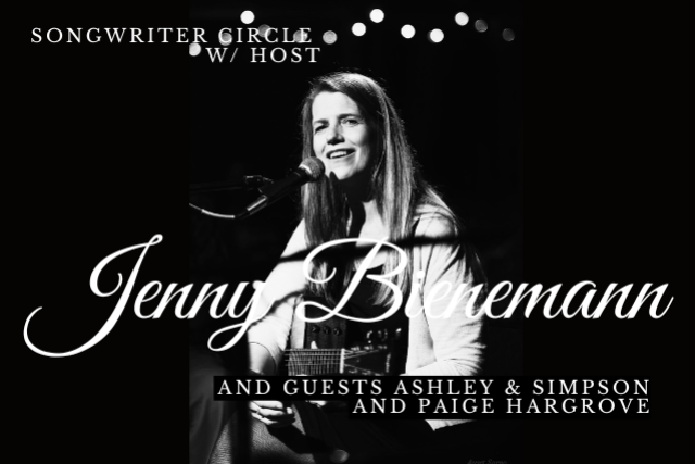 Image of Songwriter Circle w/ host Jenny Bienemann and guests Ashley & Simpson and Paige Hargrove