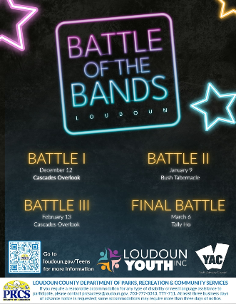 Loudoun Youth’s Battle Of The Bands – Final Battle! at Tally Ho Theater – Leesburg, VA
