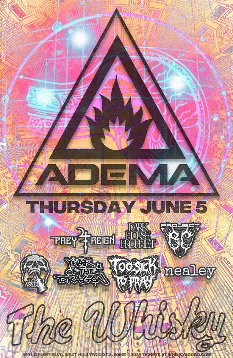 Adema, Prey 4 Reign, Too Sick to Pray, Dark Horse Prophet, Project BC, Year of the Dragon, Nealey, Jeff Rockker