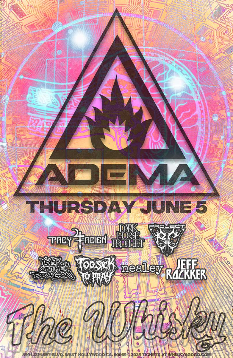 Adema, Prey 4 Reign, Too Sick to Pray, Dark Horse Prophet, Project BC, Year of the Dragon, Nealey, Jeff Rockker