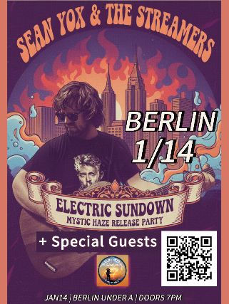 Sean Yox & The Streamers | Jynx and Dino at Berlin – New York, NY