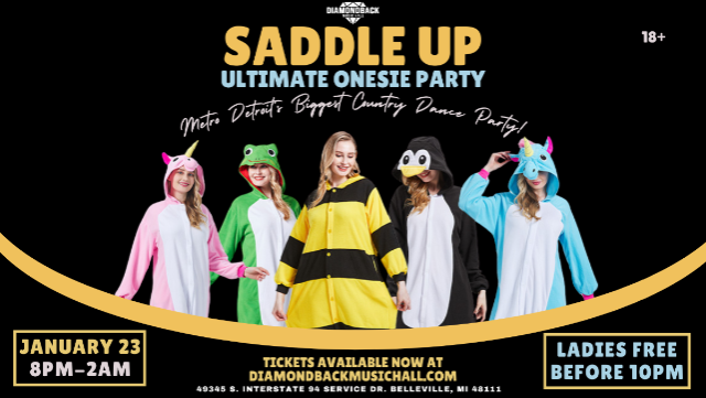 Saddle Up: Onesie Party!