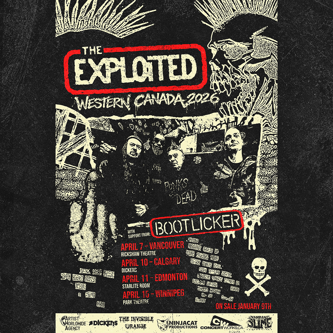 The Exploited | Bootlicker | Jug | Negative Charge