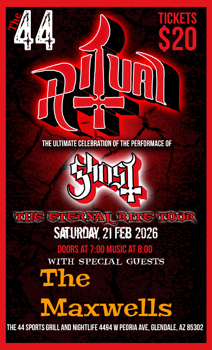 Ritual the Ultimate Celebration of Ghost w/ The Maxwells