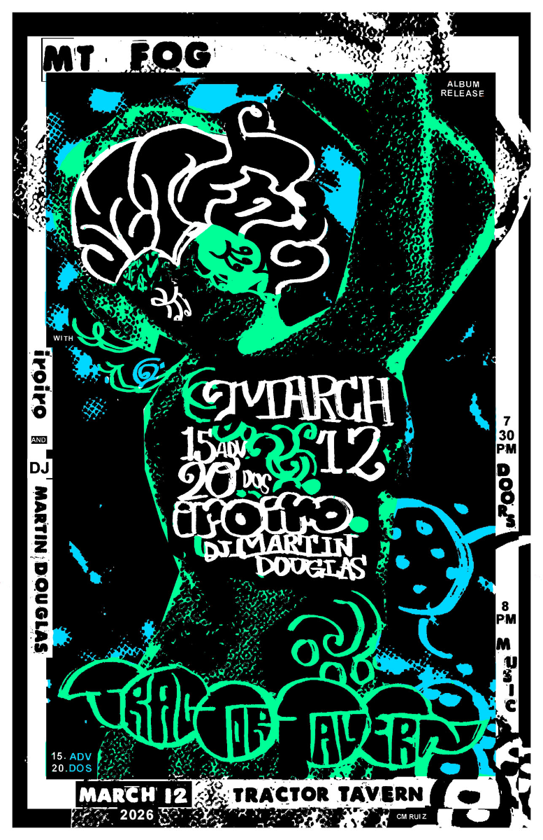 Mt Fog (release show) w/ iro iro & DJ Martin Douglas