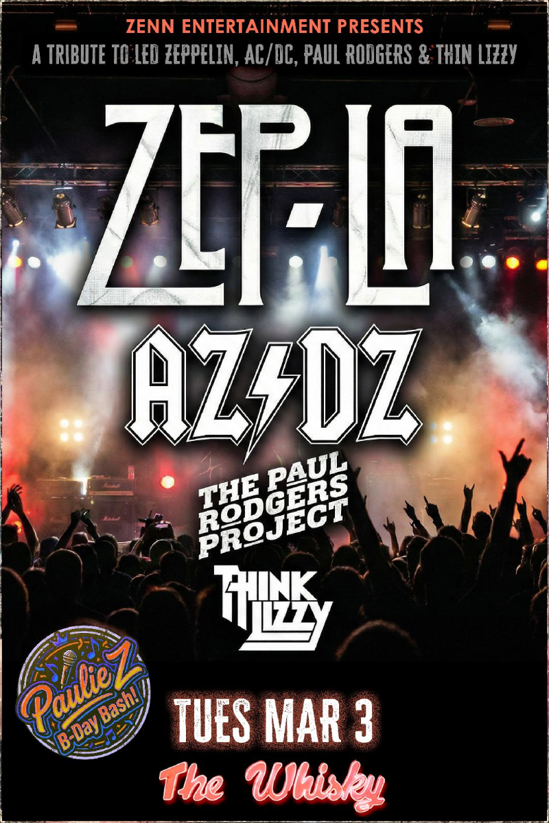 Zep-LA (Tribute to Led Zeppelin), AZ/DZ (AC/DC Tribute), Rodgers