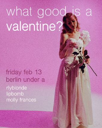 rlyblonde | LIPBOMB | Molly Frances + Karaoke at Berlin – New York, NY