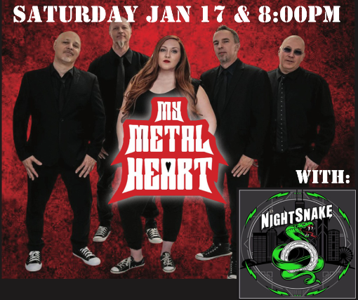 image of My Metal Heart + Nightsnake image of My Metal Heart + Nightsnake