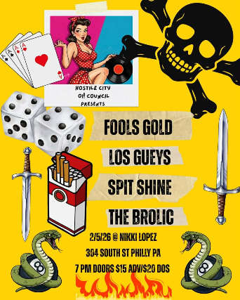 Fools Gold, Los Gueys, Spit Shine, The Brolic at Nikki Lopez Philly – Philadelphia, PA