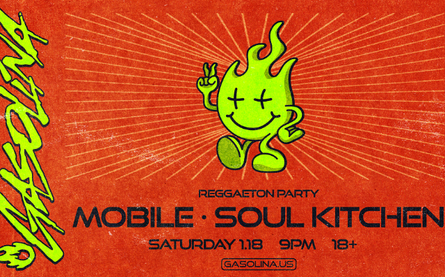 Gasolina Reggaeton Party at Soul Kitchen – Mobile, AL