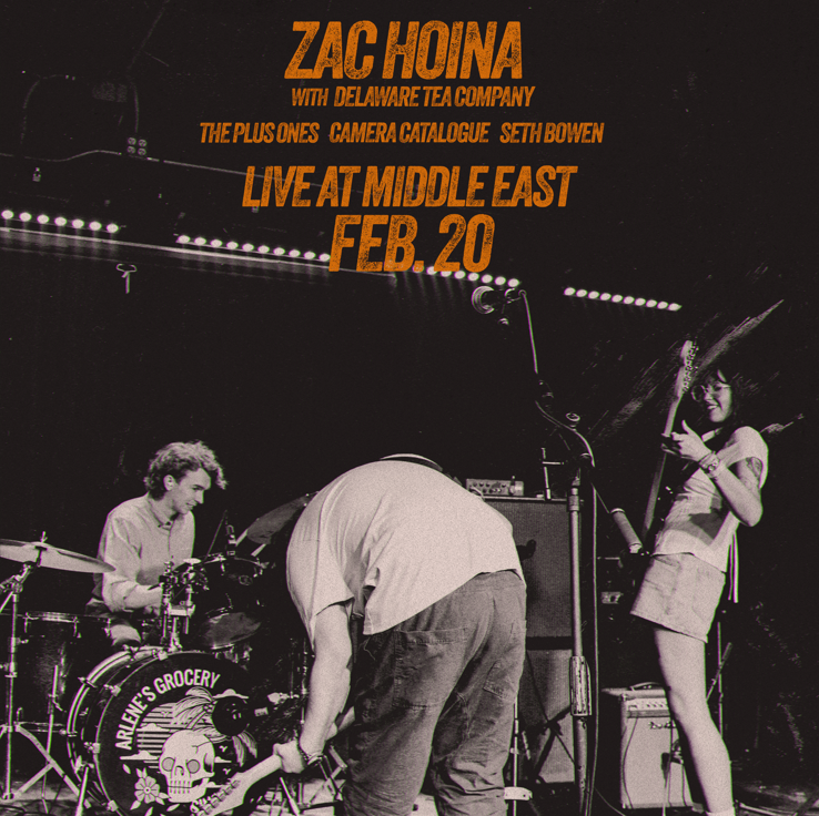 Zac H-O-I-N-A, Delaware Tea Company, The Plus Ones, Camera Catalogue, Seth Bowen