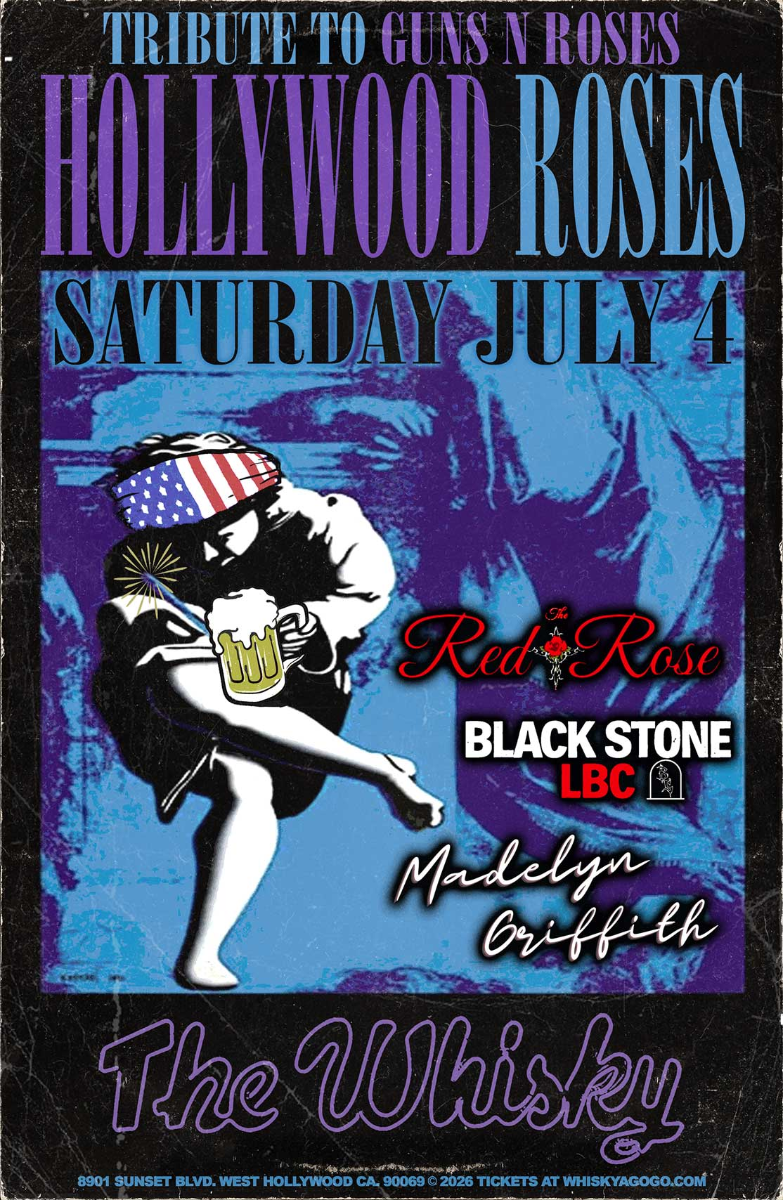 Hollywood Roses (Tribute to Guns N Roses), Red the Rose, Black Stone LBC, Madelyn Griffith Band