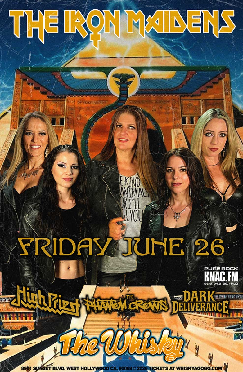 THE IRON MAIDENS-The World's Only All Female Tribute to Iron Maiden, High Priest (Tribute to Judas Priest), Ninefinger, Phantom Crows, Off Ramp, Father Thea, Dark Deliverance