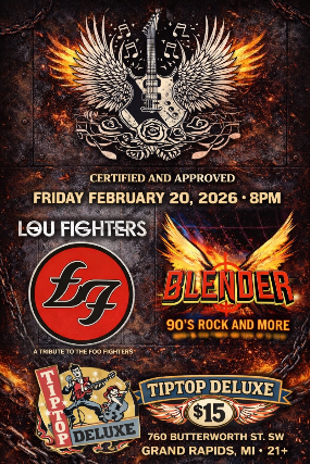 Blender and The Lou Fighters at Tip Top Deluxe Bar & Grill – Grand Rapids, MI