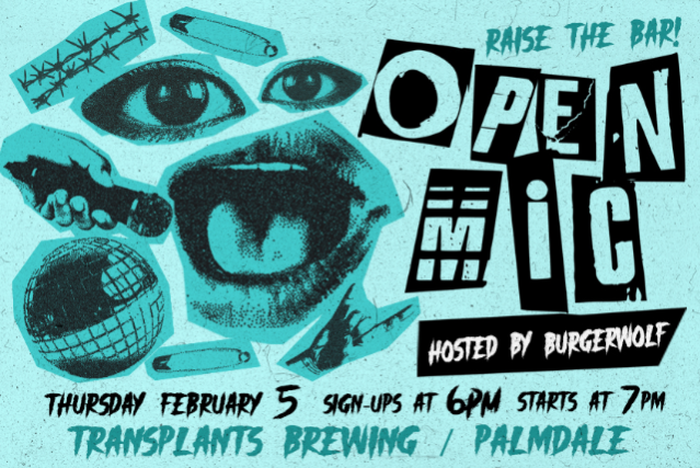 Image of RAISE THE BAR: OPEN MIC NIGHT Image of RAISE THE BAR: OPEN MIC NIGHT